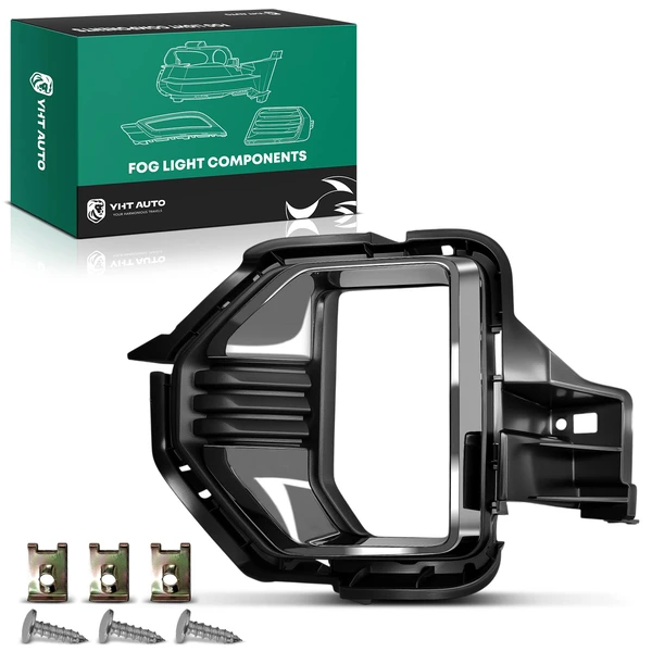 Front Driver Fog Light Bezel Driving Lamp Trim for 2021-2022 GMC Canyon