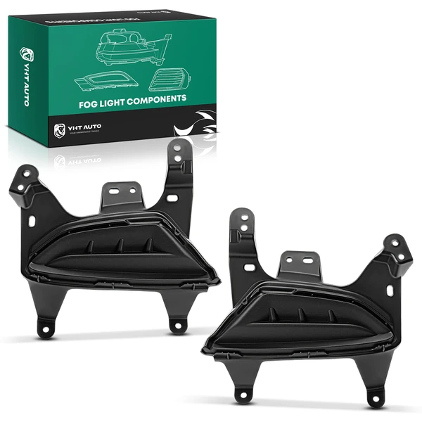 2 Pcs Front Driver & Passenger Fog Light Cover for Chevrolet Equinox 2022-2024