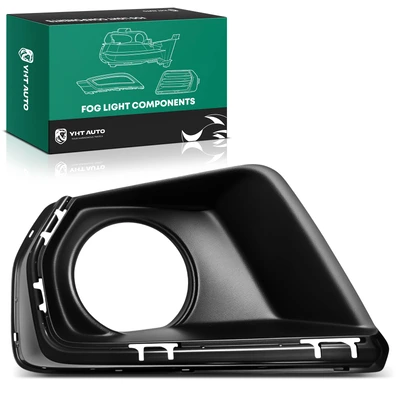 Front Driver Textured Black Fog Lamp Bezel