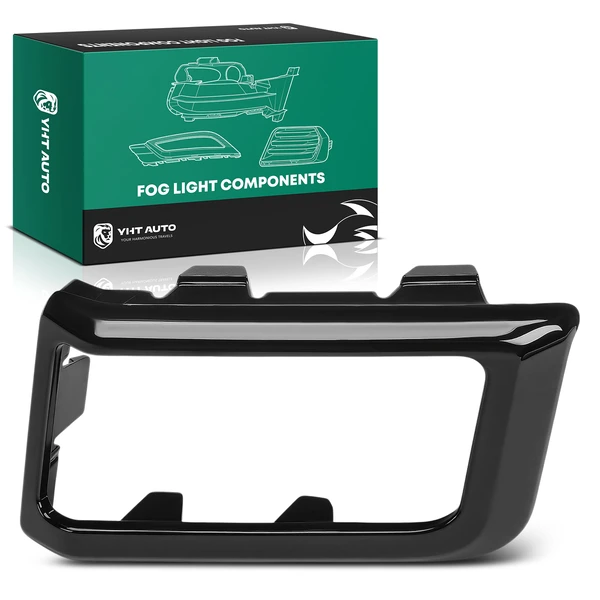 Front Driver Fog Light Bezel with Air Duct for GMC Sierra 1500 2022-2025