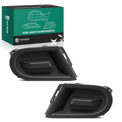 2 Pcs Front Driver & Passenger Fog Light Cover