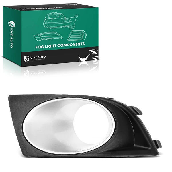 Front Passenger Fog Light Trim for Subaru Legacy Outback 2008-2009 Black Plastic