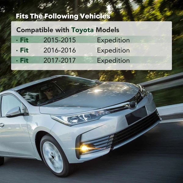 Front Passenger Fog Lamp Trim for Ford Expedition 2015-2017