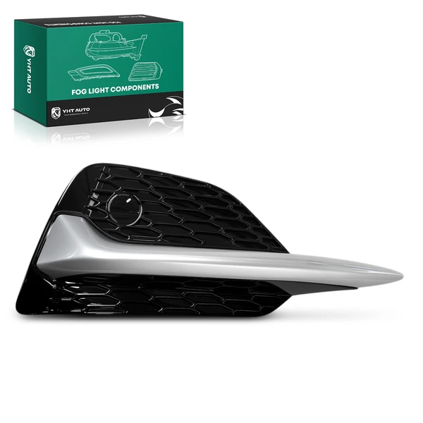 Front Passenger Fog Light Bezel with Fog Lamps for Nissan Rogue Sport 2020-2022