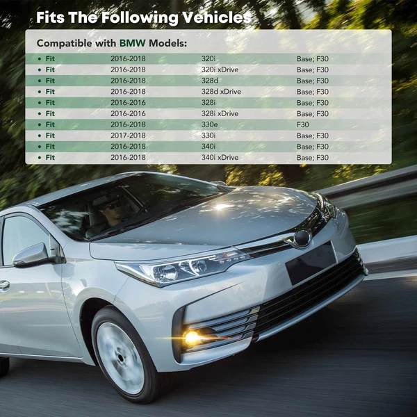 Front Passenger Fog Light Bezel for 2016 BMW 328i