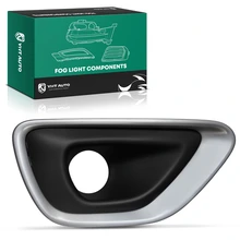 Front Passenger Fog Light Bezel Black+Sliver