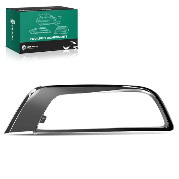 Front Passenger Passenger Chrome Fog Light Trim for Lincoln Nautilus 2019-2020 SUV