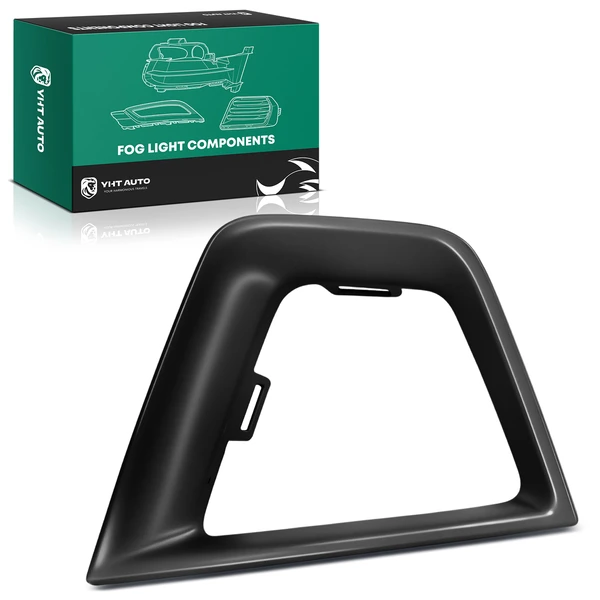 Front Passenger Black Fog Light Bezel for Jeep BV Renegade 19-23 with Fog Lamps