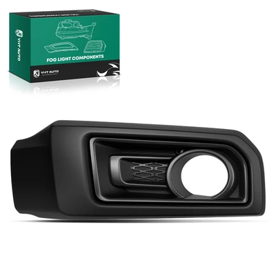 Front Passenger Textured Black Plastic Fog Light Trim