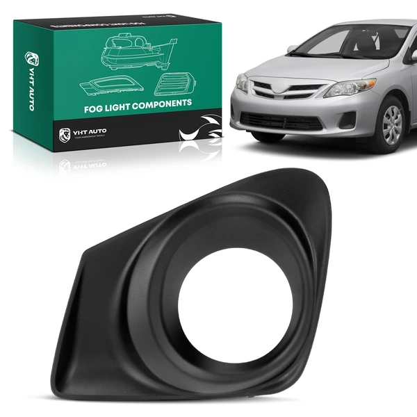 Front Passenger Fog Light Bezel for 2011-2013 Toyota Corolla