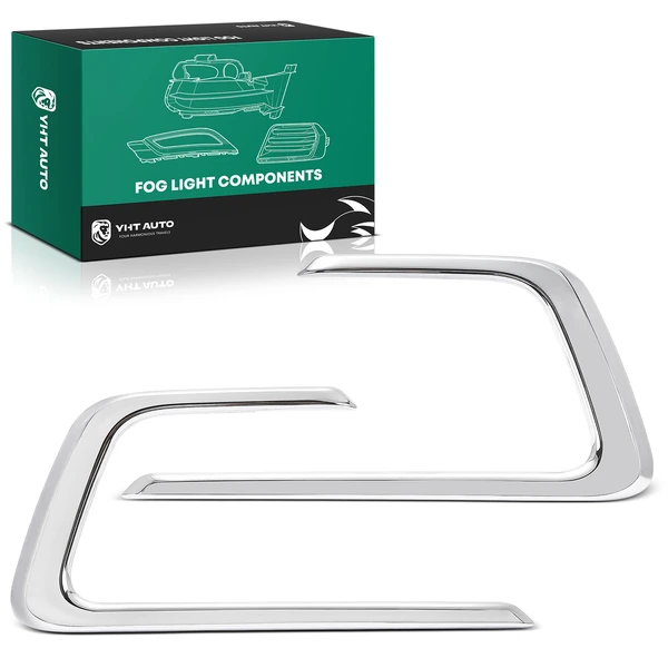 2 Pcs Front Driver & Passenger Fog Light Trim for Ford Transit Connect 2019-2023