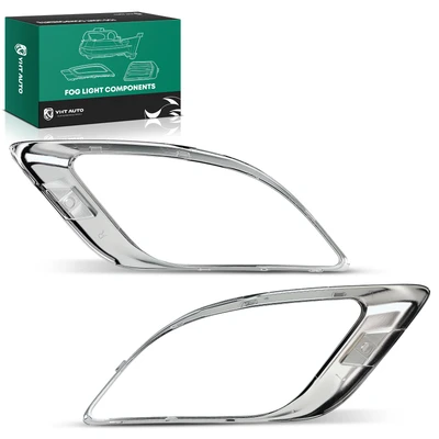 2 Pcs Front Fog Light Trim
