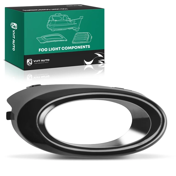 Front Driver Fog Light Trim for Honda Civic 2013-2015 Sedan 1.8L Black