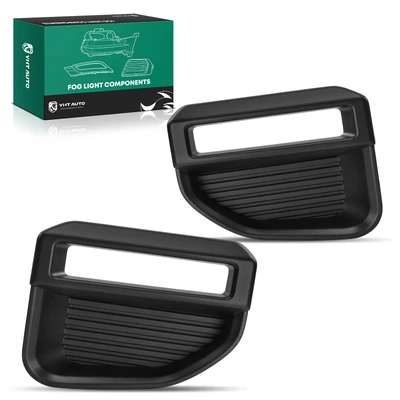 2 Pcs Front Fog Light Bezel