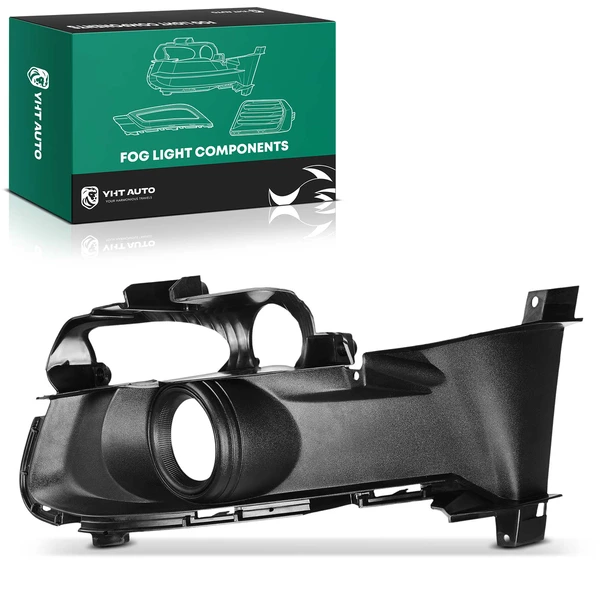 Front Driver Fog Light Bezel Trim Black for 2015-2017 Ford Mustang