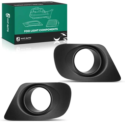 2 Pcs Front Fog Light Trim Lamp Bezel