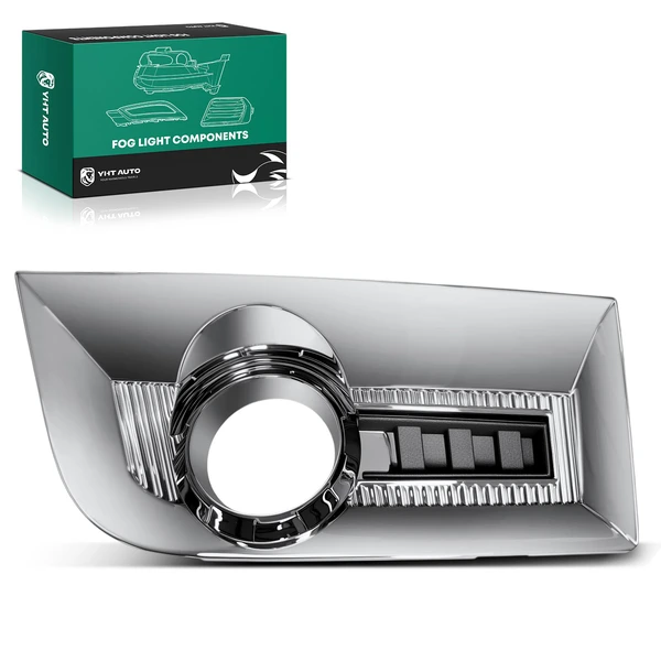 Front Driver Chrome Fog Light Trim Bezel for 2010-2015 GMC Terrain