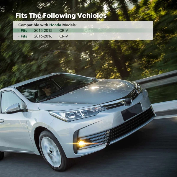 Front Driver Plastic Fog Light Bezel for Honda CR-V 2015-2016