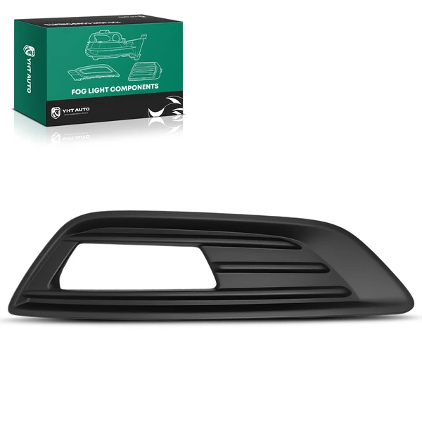 Front Driver Black Fog Lamp Bezel for 2015-2018 Ford Focus