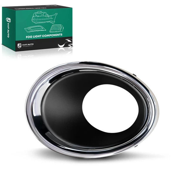 Front Driver Fog Light Bezel with Fog Lamps for Nissan Rogue Sport 2017-2019