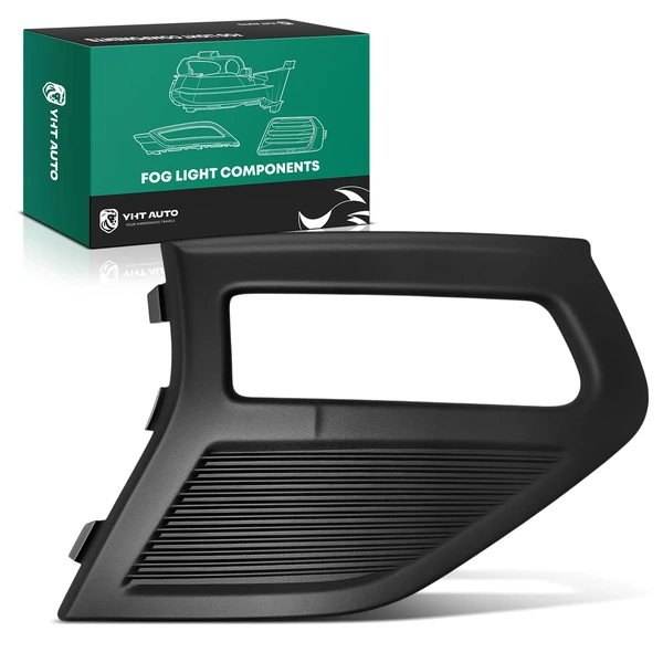 Front Driver Fog Light Trim for Ford Fusion 2019-2020 Sedan with Fog Lamps