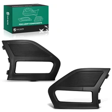 2 Pcs Front Driver & Passenger Black Fog Light Trim for 2019-2020 Ford Fusion