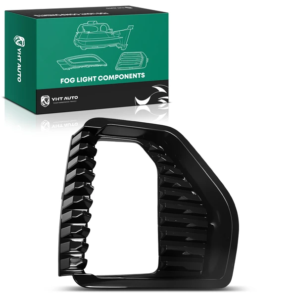 Front Driver Textured Black Fog Lights Lamp for GMC Sierra 1500 2019-2021