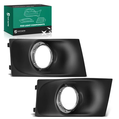 2 Pcs Front Fog Light Bezel