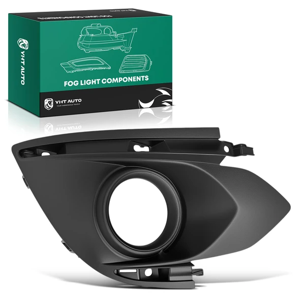 Front Passenger Fog Lamp Light Bezel for Mitsubishi Mirage 17-20 Hatchback