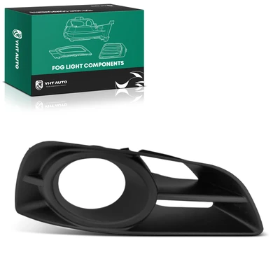 Front Passenger Black Plastic Fog Lamp Light Bezel