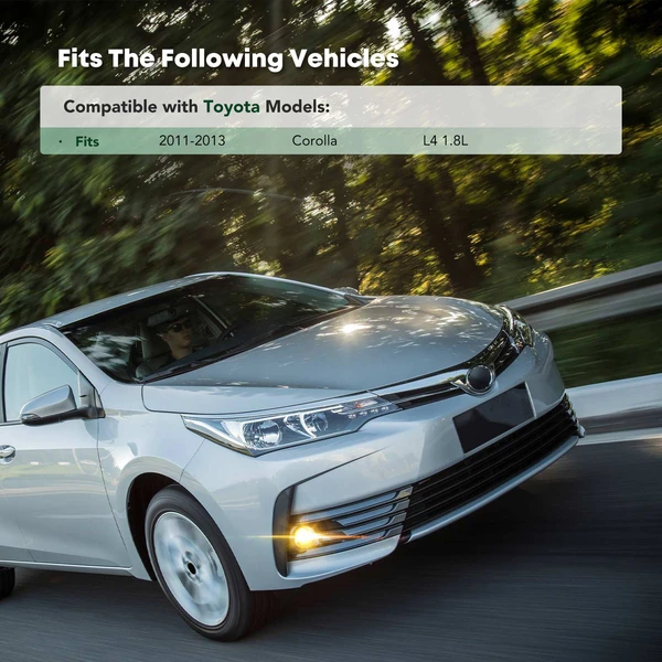 Front Passenger Fog Light Cover for 2011-2013 Toyota Corolla