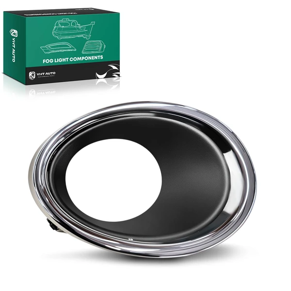 Front Passenger Fog Light Bezel with Fog Lamps for Nissan Rogue Sport 2017-2019