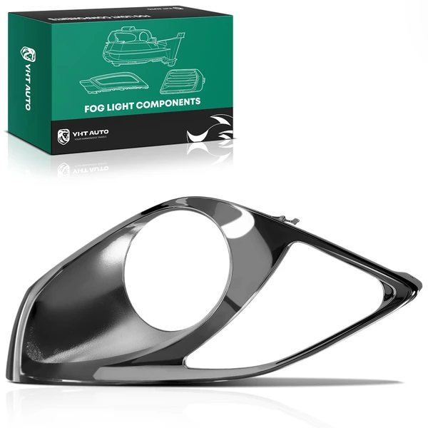 Front Passenger Black Fog Light Bezel for 2013-2015 Toyota Avalon