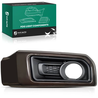 Front Passenger Smoked Chrome Fog Light Bezel