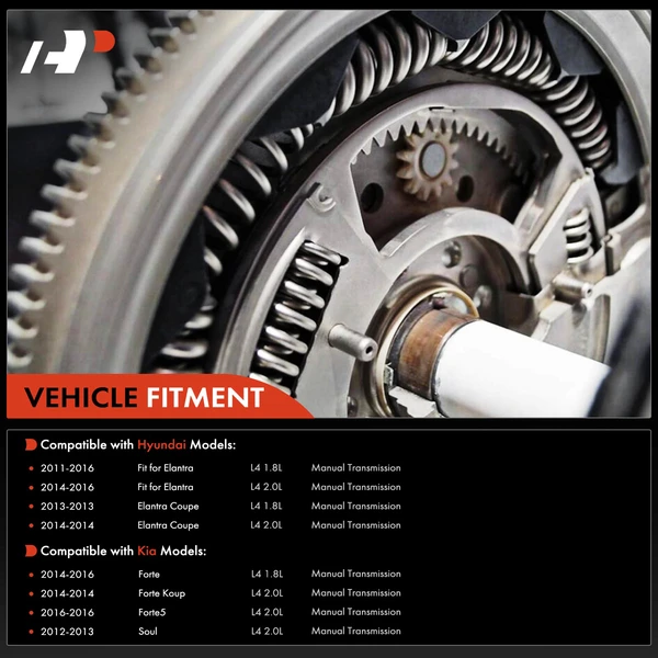 Clutch Flywheel 6 Holes 110 Teeth for Hyundai Elantra 11-16 Kia Forte Soul