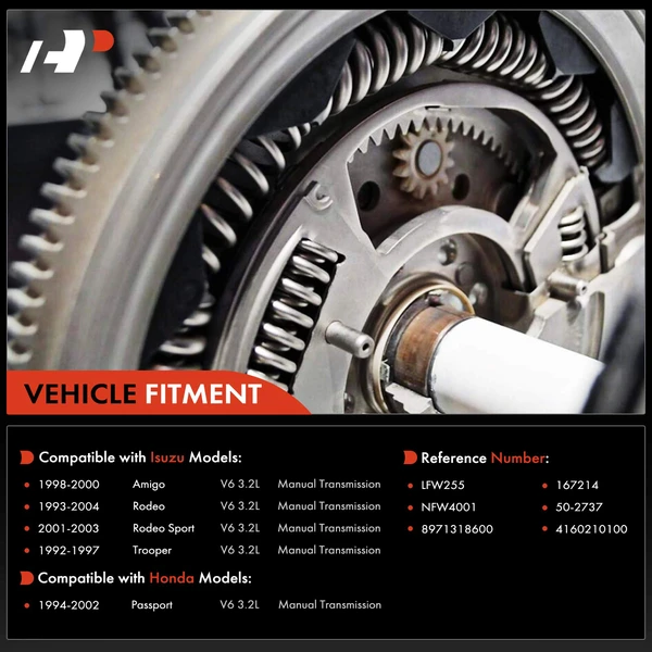Clutch Flywheel 8 Holes 121 Teeth for Honda Passport 1994-2002 Isuzu Amigo Rodeo