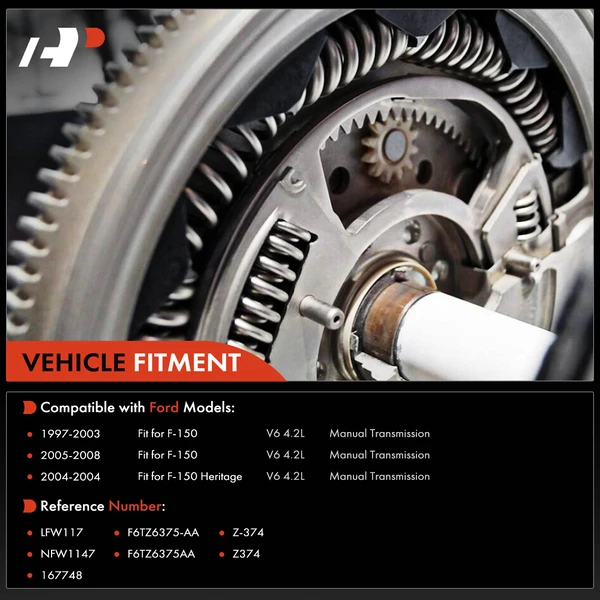 Clutch Flywheel 6 Holes 164 Teeth for Ford F-150 1997-2003 F-150 Heritage