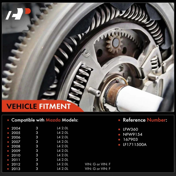 Clutch Flywheel 6 Holes 112 Teeth for Mazda 3 2004-2013