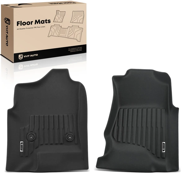 2 Pcs Front Floor Mats for 2015-2020 GMC Yukon XL