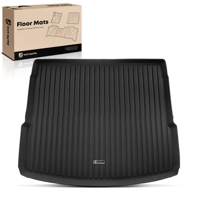 Black Rear Trunk Mat Carpet Cargo Liner