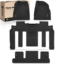 4 Pcs Front & Rear Floor Mats Liners