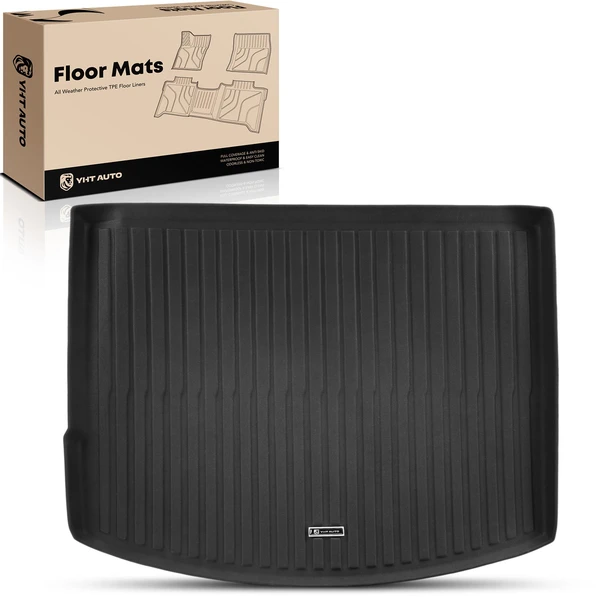 Rear Black Trunk Mat Cargo Liner for Ford Escape 2013-2019 Lincoln MKC 2015-2019