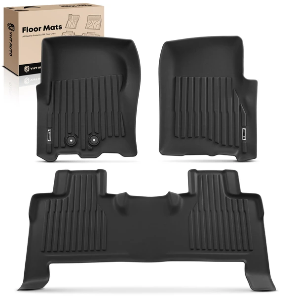 3 Pcs Front & Rear Floor Mats for 2011-2017 Lincoln Navigator