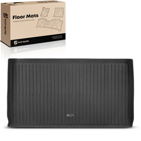 Rear Trunk Black Cargo Liner for Ford Expedition Lincoln Navigator 2007-2017 TPE