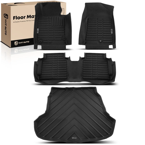 4 Pcs Front & Rear Floor Mats Liners for 2016-2020 Kia Optima