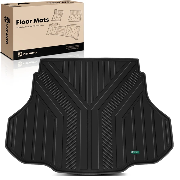 Black TPE Trunk Mat for 2021-2024 Hyundai Elantra