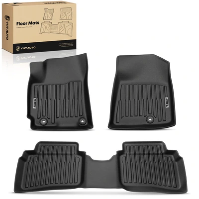 3 Pcs Front & Rear Floor Mats