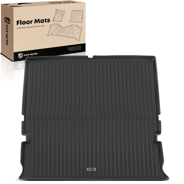 Rear Trunk Black Cargo Liner for Ford Expedition Lincoln Navigator 2011-2017 TPE