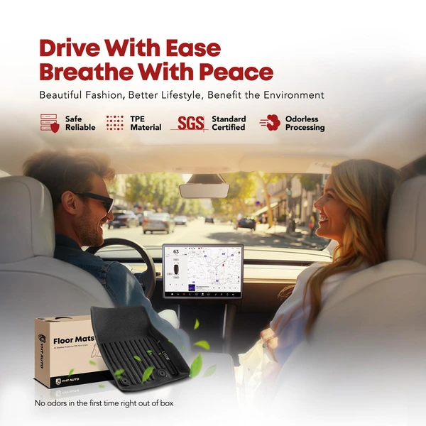 3 Pcs Front & Rear Black Floor Mats Liners for Mazda CX-50 2023-2024 Sport Utility