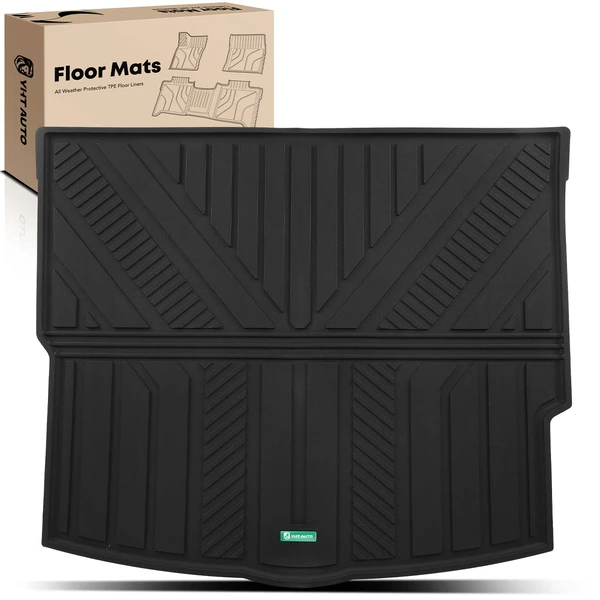 Rear Trunk Black Floor Mats Cargo Liner for 2021-2024 Nissan Rogue